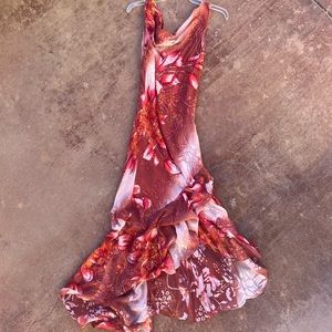 COPY - Y2K vintage Sue Wong Pink Nocturne beaded dress